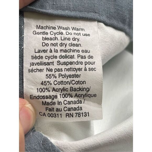 Gray Room Window Cotton Lined Relaxed Light Filtering Blackout Curtains Drapes L - Picture 6 of 7